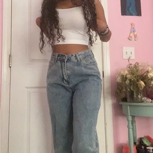 Shein Women's Acid Wash Mom/Straight Style Jeans size small